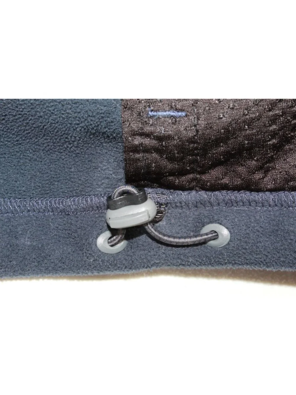 LL Bean Polartec Fleece Jacket Blue Black Full Zip Outdoor Size Large